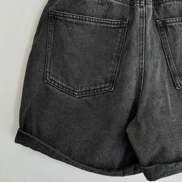 VERO MODA Tamira High Rise Stretch Paperbag Waist Jean Shorts Sz S - Picture 8 of 12